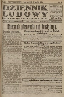 Dziennik Ludowy : organ Polskiej Partyi Socyalistycznej. 1920, nr 312