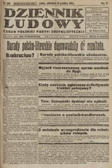 Dziennik Ludowy : organ Polskiej Partyi Socyalistycznej. 1920, nr 318