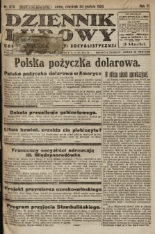 Dziennik Ludowy : organ Polskiej Partyi Socyalistycznej. 1920, nr 325