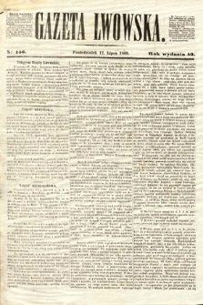 Gazeta Lwowska. 1869, nr 156