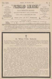 Przegląd Lekarski : organ Towarzystw Lekarskich Krakowskiego i Galicyjskiego. 1891, nr 2