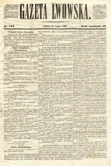 Gazeta Lwowska. 1869, nr 173