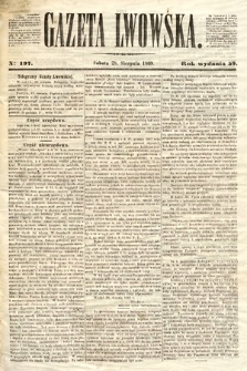 Gazeta Lwowska. 1869, nr 197