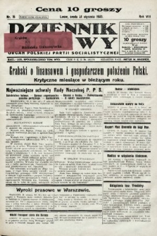 Dziennik Ludowy : organ Polskiej Partji Socjalistycznej. 1925, nr 15