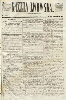 Gazeta Lwowska. 1869, nr 218