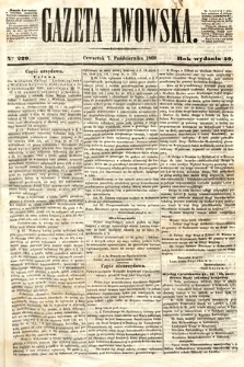Gazeta Lwowska. 1869, nr 229
