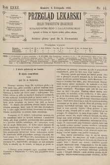 Przegląd Lekarski : organ Towarzystw Lekarskich Krakowskiego i Galicyjskiego. 1893, nr 44