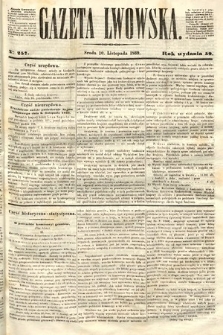 Gazeta Lwowska. 1869, nr 257