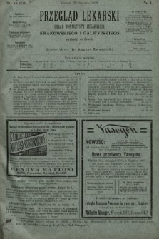Przegląd Lekarski : organ Towarzystw Lekarskich Krakowskiego i Galicyjskiego. 1899, nr 4