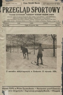 Przegląd Sportowy : tygodnik ilustrowany, poświęcony wszelkim gałęziom sportu. 1924, nr 2