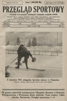 Przegląd Sportowy : tygodnik ilustrowany, poświęcony wszelkim gałęziom sportu. 1924, nr 9