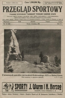 Przegląd Sportowy : tygodnik ilustrowany, poświęcony wszelkim gałęziom sportu. 1924, nr 12
