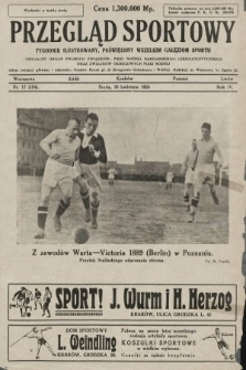 Przegląd Sportowy : tygodnik ilustrowany, poświęcony wszelkim gałęziom sportu. 1924, nr 17