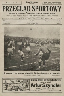 Przegląd Sportowy : tygodnik ilustrowany, poświęcony wszelkim gałęziom sportu. 1924, nr 20