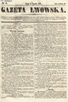 Gazeta Lwowska. 1858, nr 5
