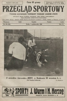 Przegląd Sportowy : tygodnik ilustrowany, poświęcony wszelkim gałęziom sportu. 1924, nr 39