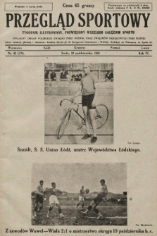 Przegląd Sportowy : tygodnik ilustrowany, poświęcony wszelkim gałęziom sportu. 1924, nr 42