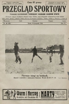 Przegląd Sportowy : tygodnik ilustrowany, poświęcony wszelkim gałęziom sportu. 1924, nr 46