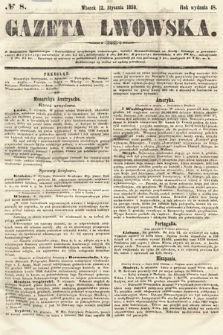 Gazeta Lwowska. 1858, nr 8