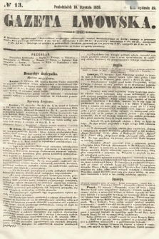 Gazeta Lwowska. 1858, nr 13