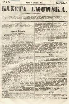 Gazeta Lwowska. 1858, nr 17