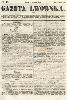 Gazeta Lwowska. 1858, nr 18