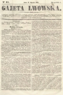 Gazeta Lwowska. 1858, nr 21