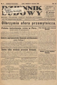 Dziennik Ludowy : organ Polskiej Partji Socjalistycznej. 1929, nr 4