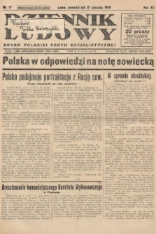 Dziennik Ludowy : organ Polskiej Partji Socjalistycznej. 1929, nr 17