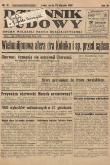 Dziennik Ludowy : organ Polskiej Partji Socjalistycznej. 1929, nr 18