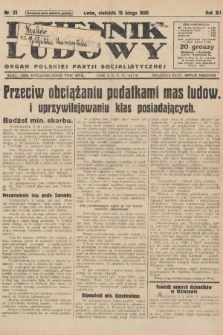Dziennik Ludowy : organ Polskiej Partji Socjalistycznej. 1929, nr 33