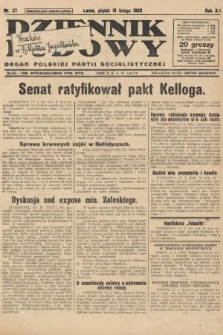 Dziennik Ludowy : organ Polskiej Partji Socjalistycznej. 1929, nr 37