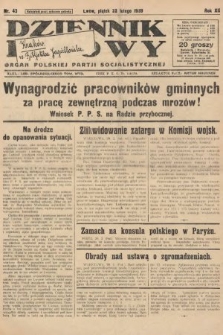 Dziennik Ludowy : organ Polskiej Partji Socjalistycznej. 1929, nr 43