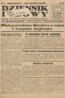 Dziennik Ludowy : organ Polskiej Partji Socjalistycznej. 1929, nr 46