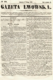 Gazeta Lwowska. 1858, nr 33