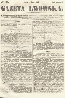 Gazeta Lwowska. 1858, nr 34