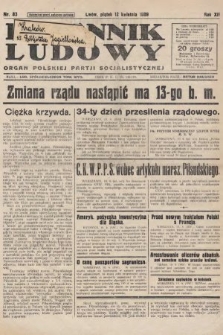 Dziennik Ludowy : organ Polskiej Partji Socjalistycznej. 1929, nr 83
