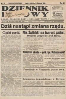 Dziennik Ludowy : organ Polskiej Partji Socjalistycznej. 1929, nr 85
