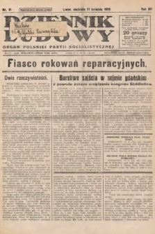 Dziennik Ludowy : organ Polskiej Partji Socjalistycznej. 1929, nr 91