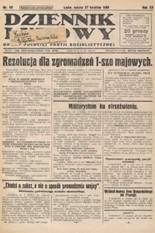 Dziennik Ludowy : organ Polskiej Partji Socjalistycznej. 1929, nr 96