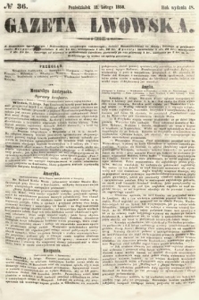Gazeta Lwowska. 1858, nr 36