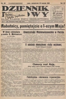 Dziennik Ludowy : organ Polskiej Partji Socjalistycznej. 1929, nr 98