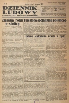 Dziennik Ludowy : organ Polskiej Partji Socjalistycznej. 1934, nr 1