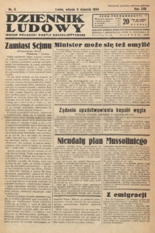 Dziennik Ludowy : organ Polskiej Partji Socjalistycznej. 1934, nr 5