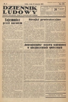 Dziennik Ludowy : organ Polskiej Partji Socjalistycznej. 1934, nr 6