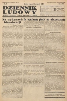 Dziennik Ludowy : organ Polskiej Partji Socjalistycznej. 1934, nr 11