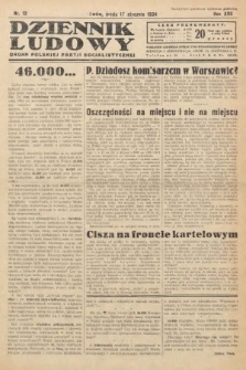 Dziennik Ludowy : organ Polskiej Partji Socjalistycznej. 1934, nr 12