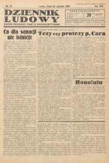 Dziennik Ludowy : organ Polskiej Partji Socjalistycznej. 1934, nr 18