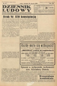 Dziennik Ludowy : organ Polskiej Partji Socjalistycznej. 1934, nr 22
