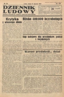 Dziennik Ludowy : organ Polskiej Partji Socjalistycznej. 1934, nr 24
